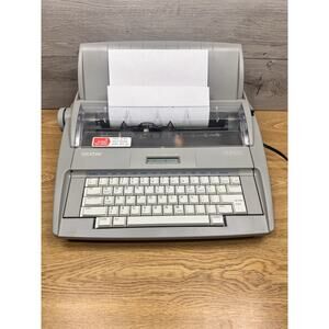 Vintage Brother SX-4000 Electronic Typewriter Tested Working With Cover
